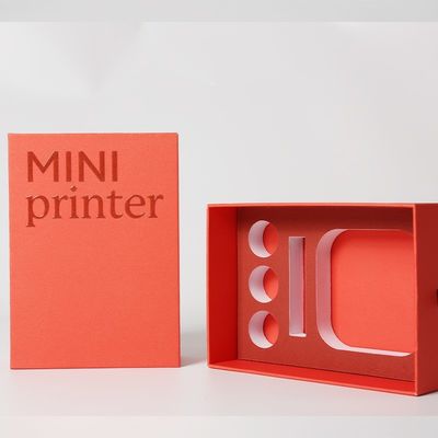 بسته بندی جعبه کشو کارتونی با لوگو و ورودی EVA