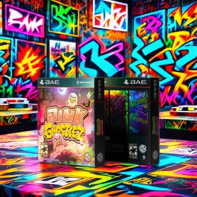 سفارش سفارشی پذیرفته می شود Holographic Shiny Spot UV Foil Laser Card Paper Box نقره ای با پرتو طلا